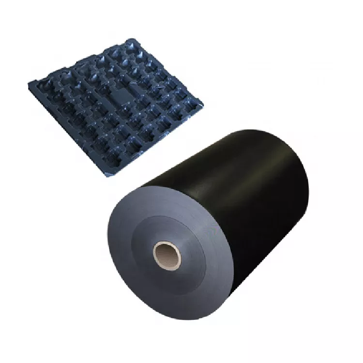  Vente en gros de plastique de haute qualité HIPS noir conducteur Roll-0