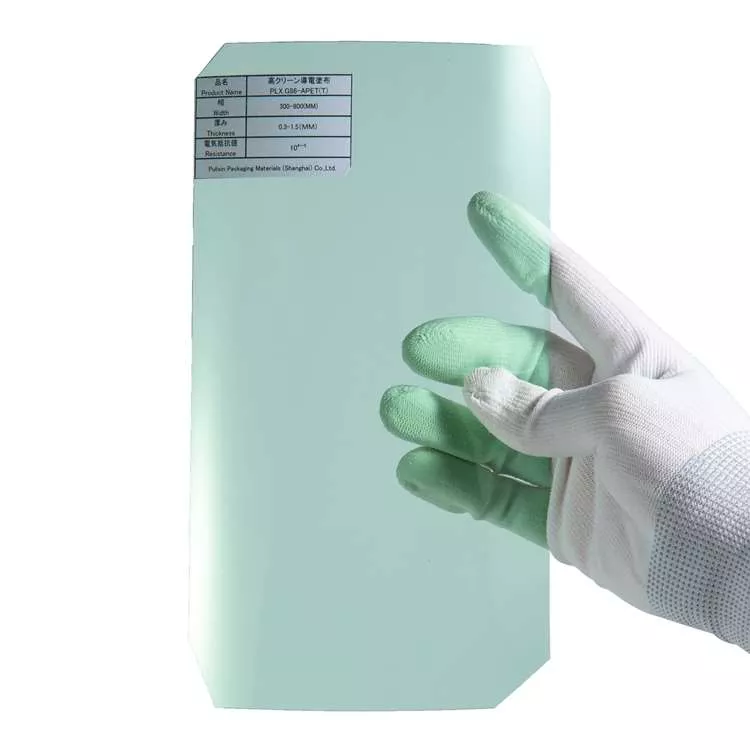  green printing pet plastic sheeting roll-1