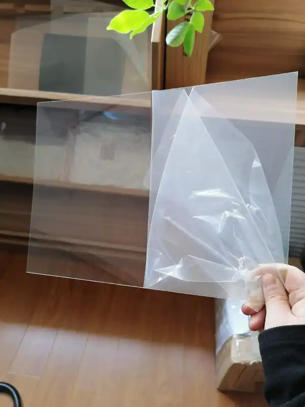  Folha APET transparente anti-embaciamento para máscara de proteção facial contra vírus-0