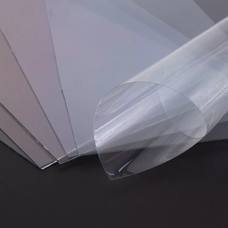  Rolo de película plástica PET por atacado, barato e de baixo preço, transparente-0