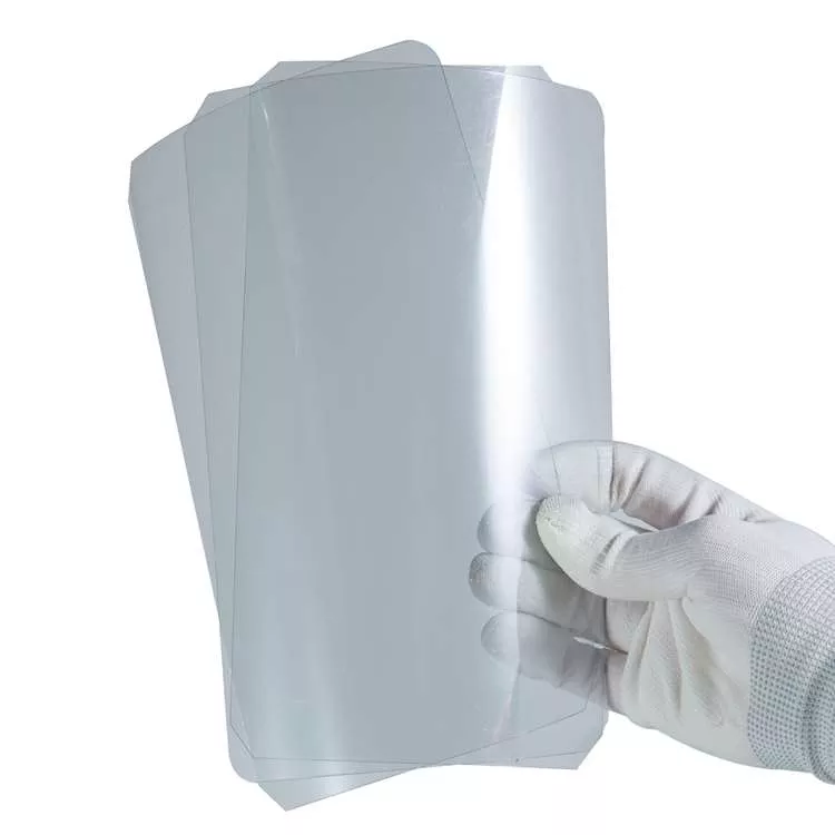  rolos de plástico transparente crystal apet para proteção facial médica-2
