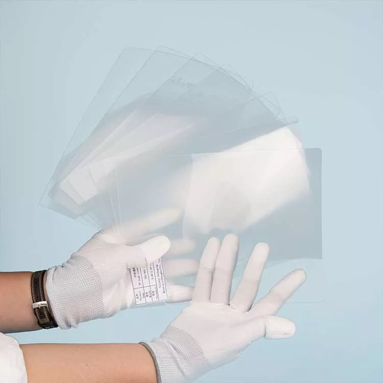  rolos de plástico transparente crystal apet para proteção facial médica-1