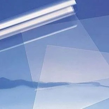 <strong>Semi rigid clear PET plastic sheet mirror anti fog PET film for making face shield</strong>