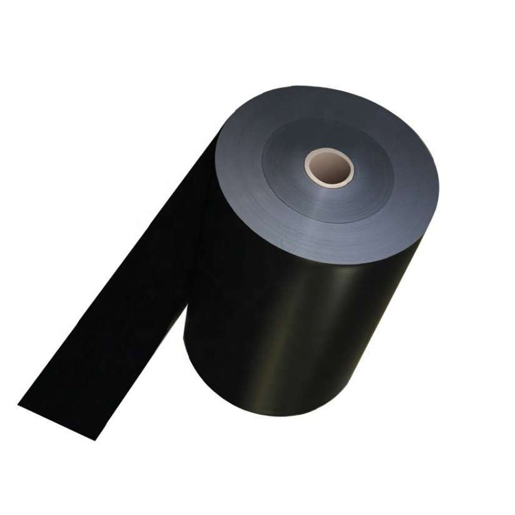 <strong>Black Volume Conductive HIPS Plastic Sheet Roll For Thermoforming Electronic Tray</strong>
