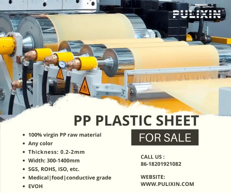 PP antistatic plastic sheet for electronic product tray