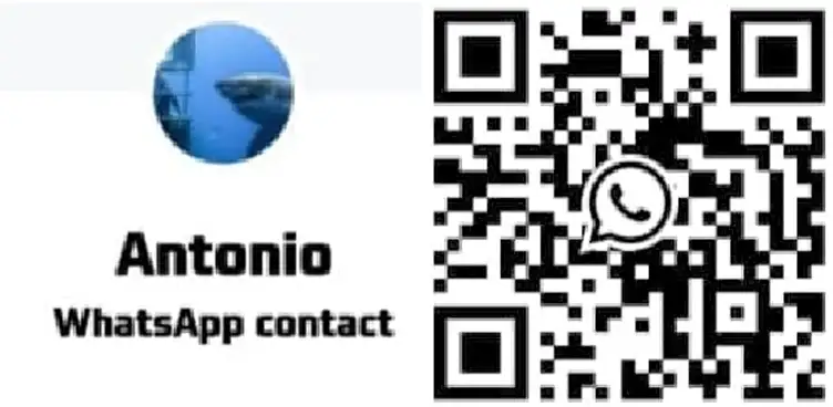 Antonio's whatsapp QR code