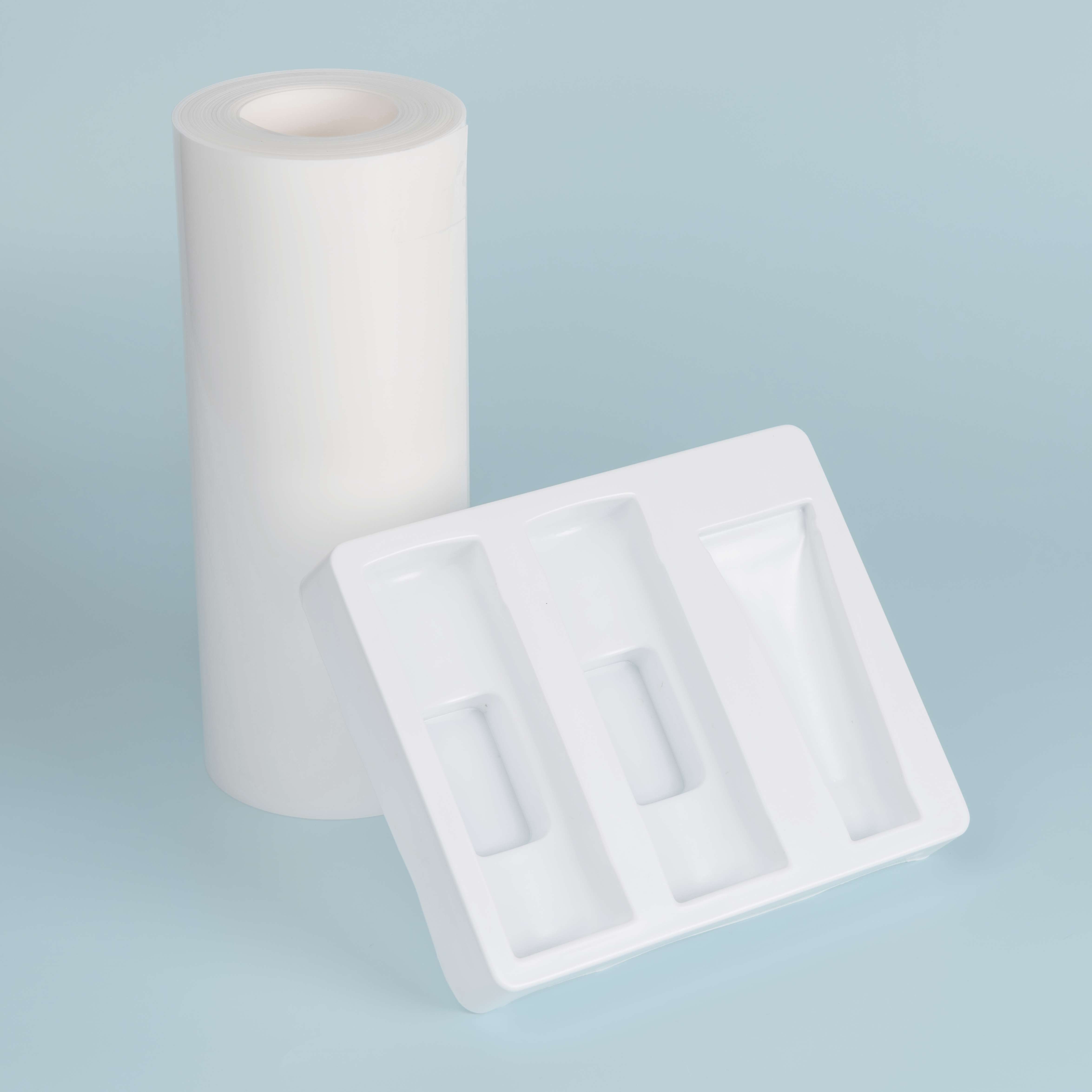  Rouleau de feuilles de plastique HIPS antistatique blanc pour emballages électroniques-2