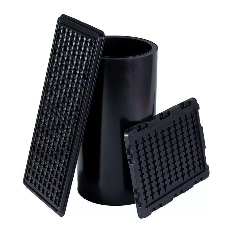  Black Thermoformed HIPS Plastic Sheet Roll For Thermoforming-0
