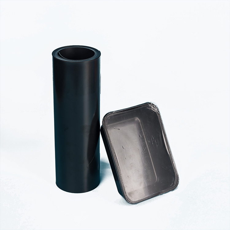  Рулон из черного объемного токопроводящего HIPS для термоформованной листовой упаковки "Электроника-1