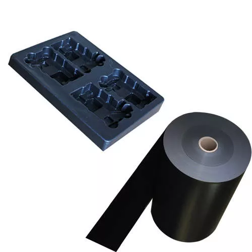  Plastique rigide conducteur Feuille HIPS noire Usine Wholesale-1