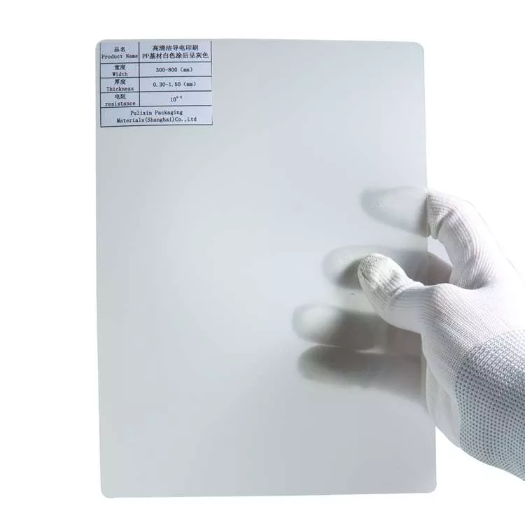  Enduction de feuilles de film PET transparent en rouleau pour thermoformage-0