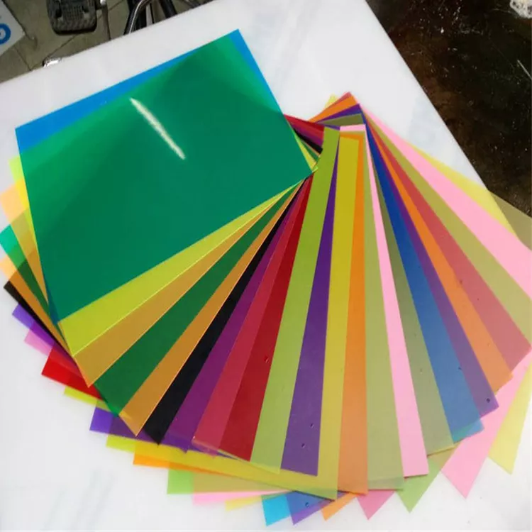 Colored Plastic Sheets