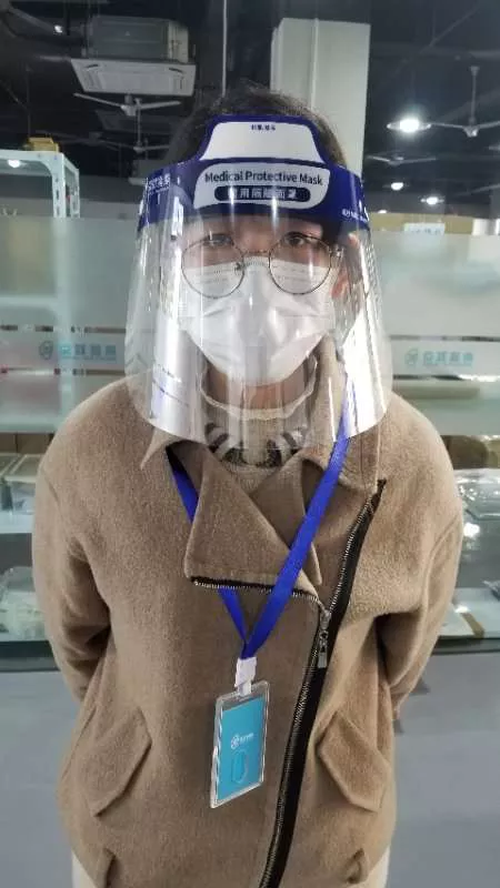  Высокопрозрачная противотуманная маска для лица из ПЭТ-0