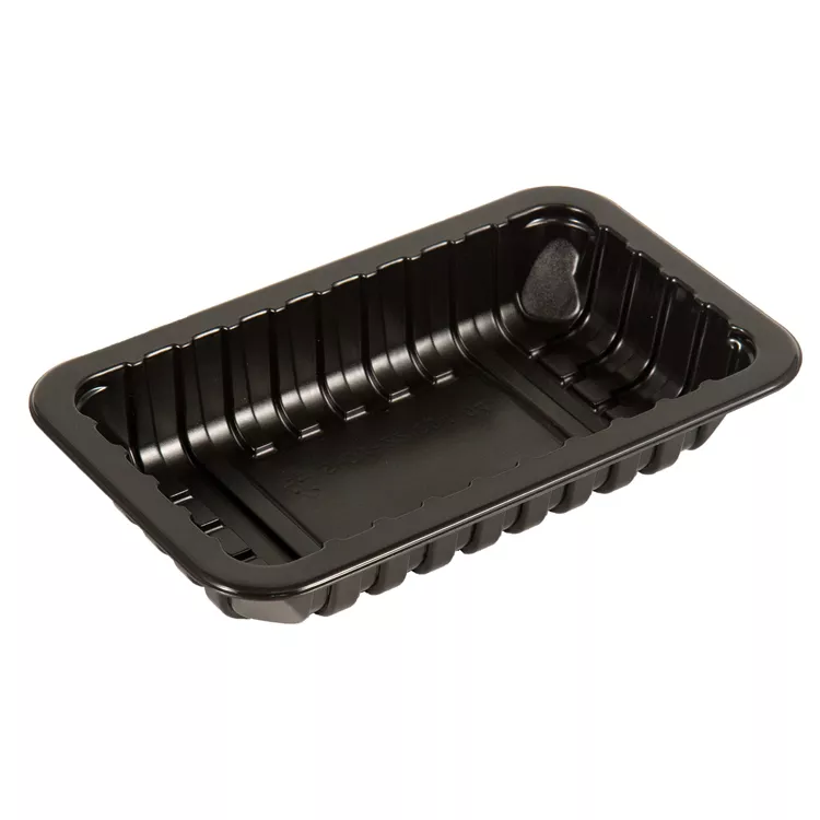  black APET+PE plastic sheet roll for meat tray-3