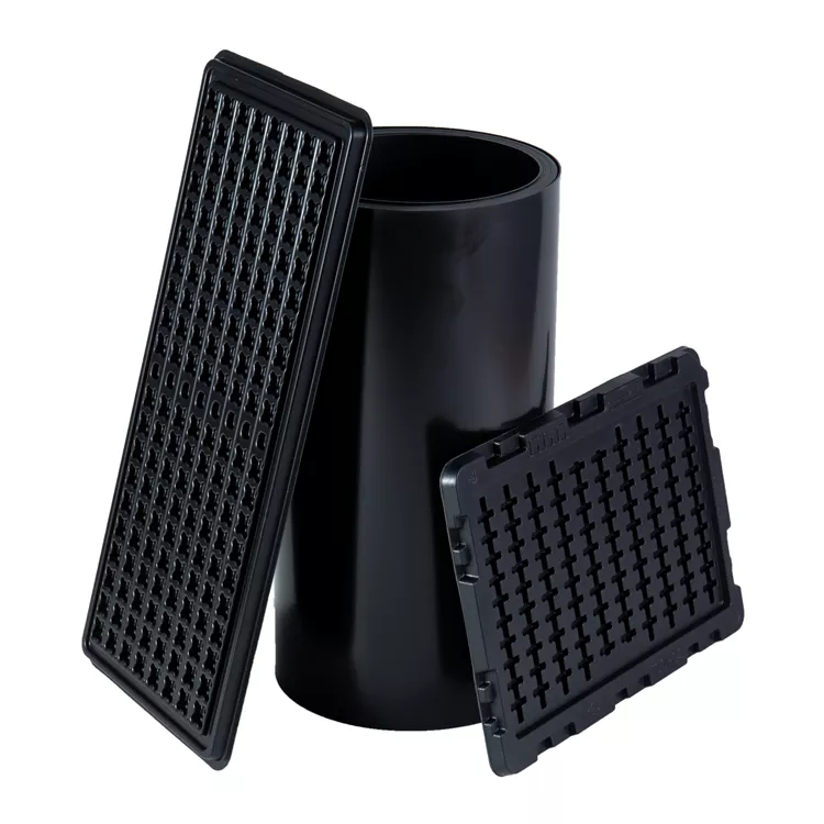  black APET+PE plastic sheet roll for meat tray-0