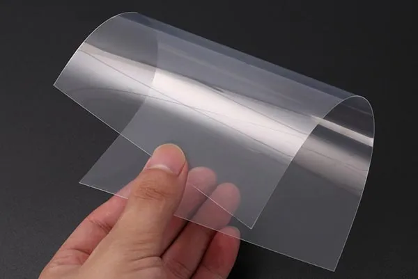 Feuille de plastique transparent PETG