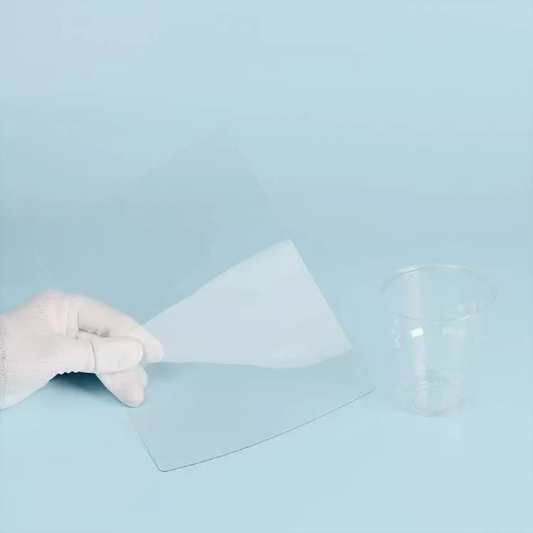 Transparent APET plastic roll with silicon-1