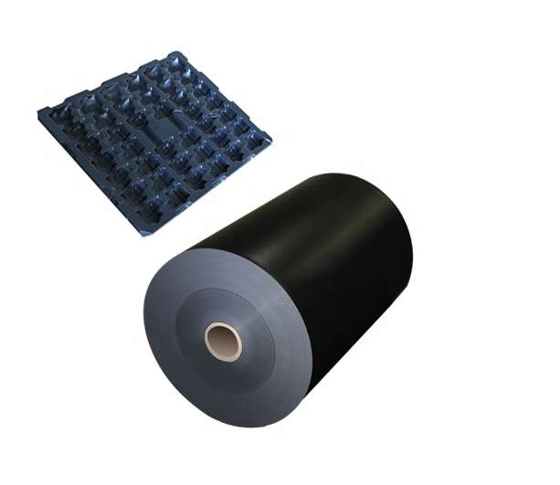  HIPS Black Conductive plastic Blister Packaging Sheet Roll-2