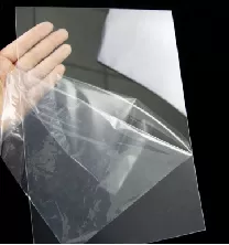  Rouleau de feuille PET anti-buée pour écran facial double face avec film de protection-3