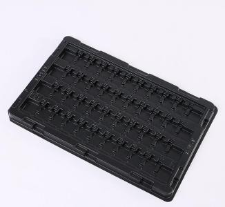 Feuille plastique noire conductrice pour l'électronique