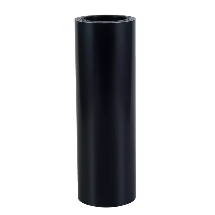  Rollo de lámina de plástico negro APET+PE para termoformado-0