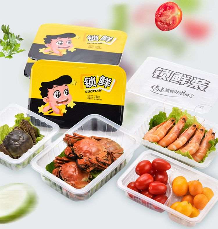  2020 eco-friendly jetable PP food container lunch fashion box-2