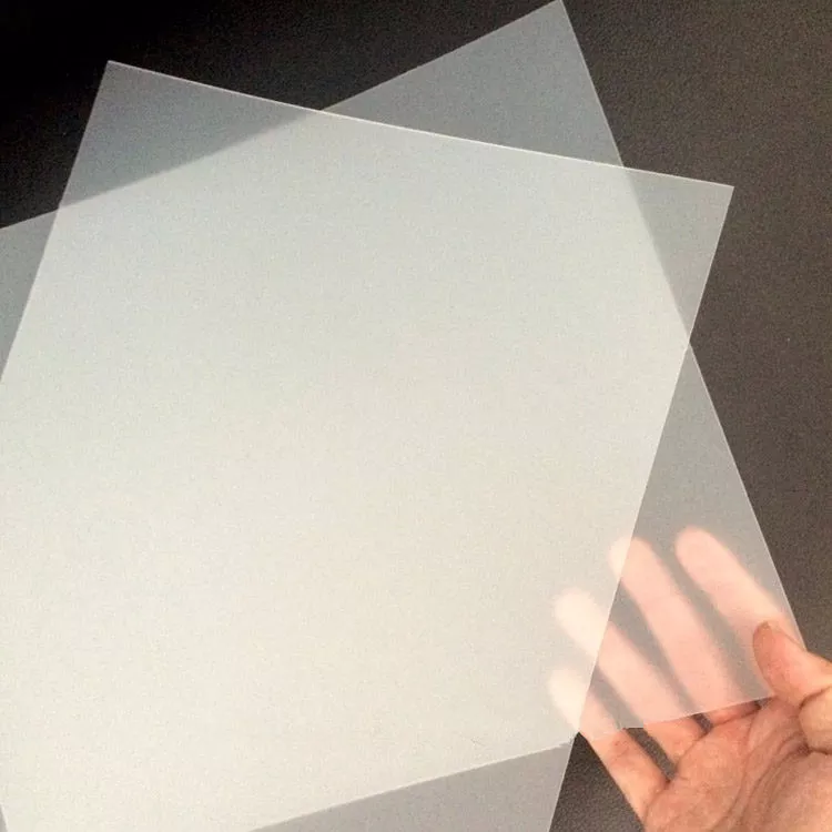  Feuille de plastique PET transparente, mate et antibuée Fabrique en Chine-0