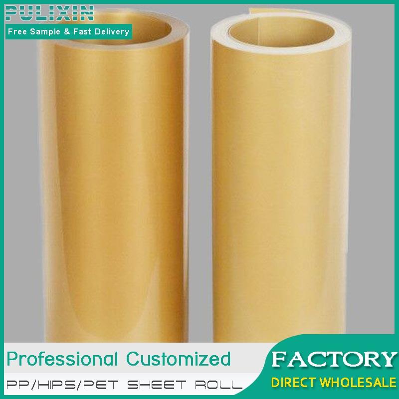  Yellow HIPS Plastic Rolls-9696