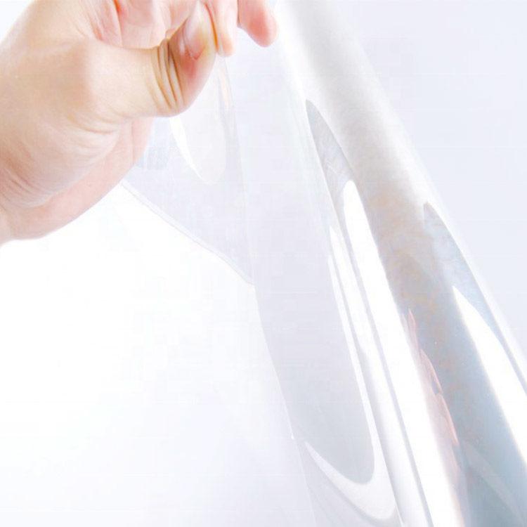 Feuille de plastique transparent PET