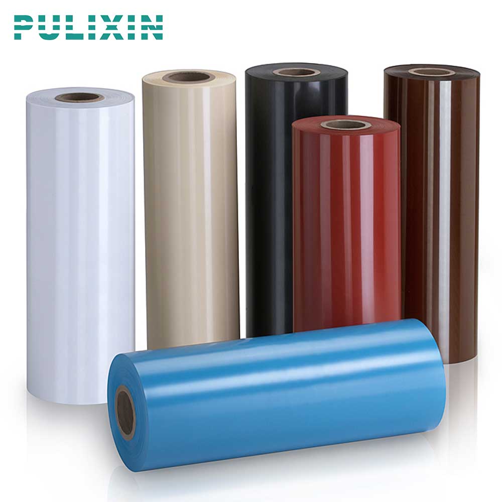 Blue HIPS plastic sheet roll