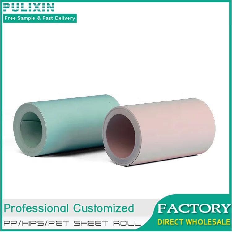  Pink HIPS Plastic Rolls-17861