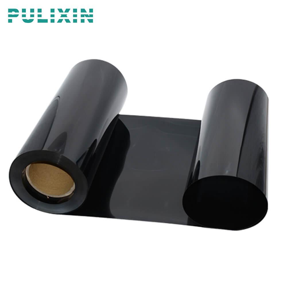 Rollo de lámina de plástico PS negro para impresión táctil