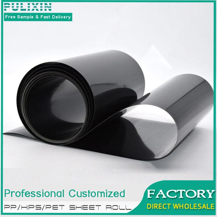 PS black touch printing plastic sheet roll