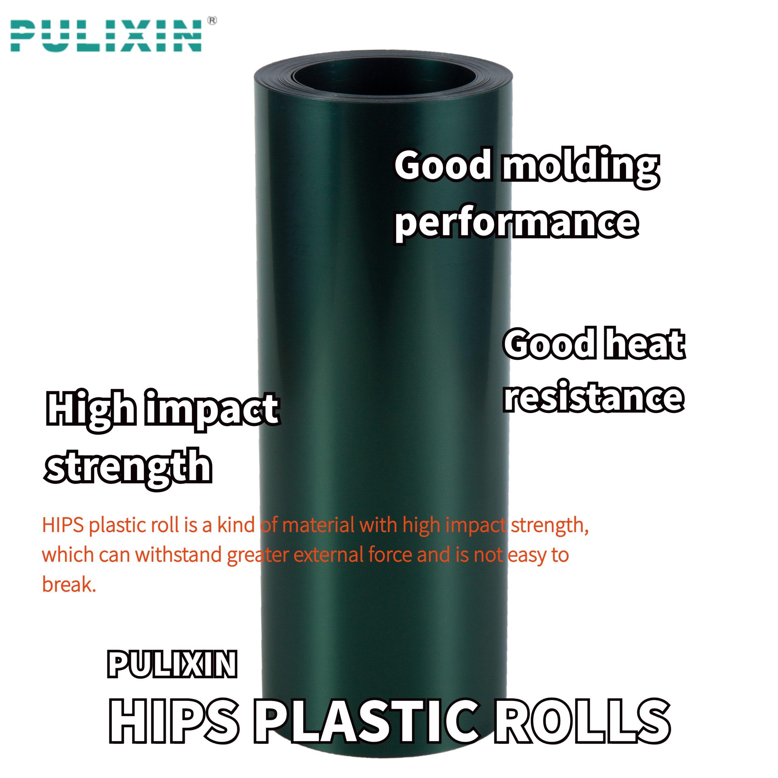 Characteristics of HIPS plastic rolls