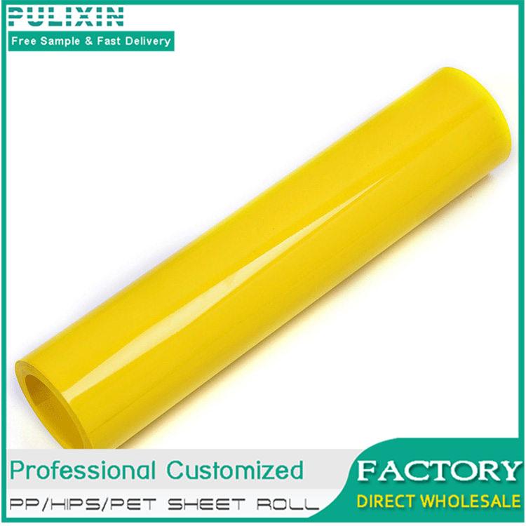 Yellow HIPS Plastic Rolls