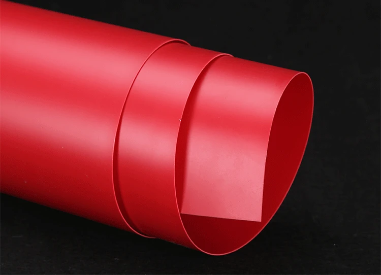 1.2mm red PP plastic sheet